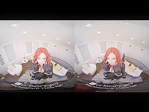 VR BANGERS Sex Story of Sexy Black Widow VR Porn