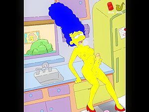 The Simpsons - Futa Marge - Sex Cartoon Hentai Futa Scene P75