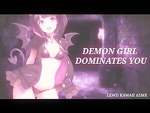 Demon Girl Dominates you (Sound Porn) (English ASMR)