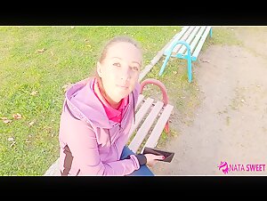 Public Agent Shy Teen Babe Nata gives Blowjob in Entrance &#124; Amateur Russian Pickup Porn