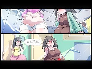 The Fat Camp - Giantess Stuffing Vore Hentai Comic