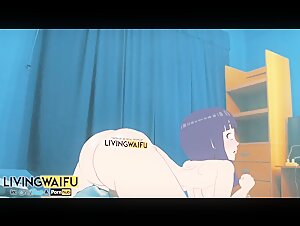 Ridding HINATA HYUGA Hentai Version #7 NARUTO Wife BORUTO Mom BIG ASS Japanese MILF Cosplay Anime